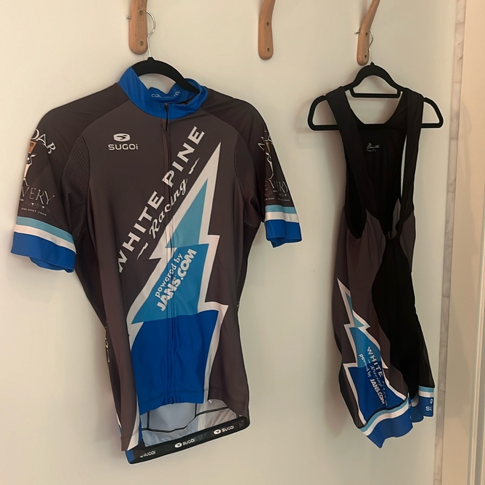 Sugoi White Pine Racing Cycling kit